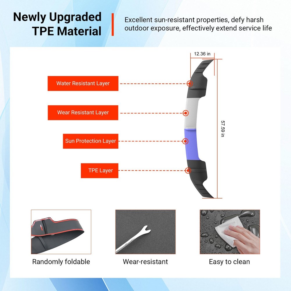 For Chevrolet Colorado 2015-2022 Bugflector Hood Protector Deflector Bug Shield