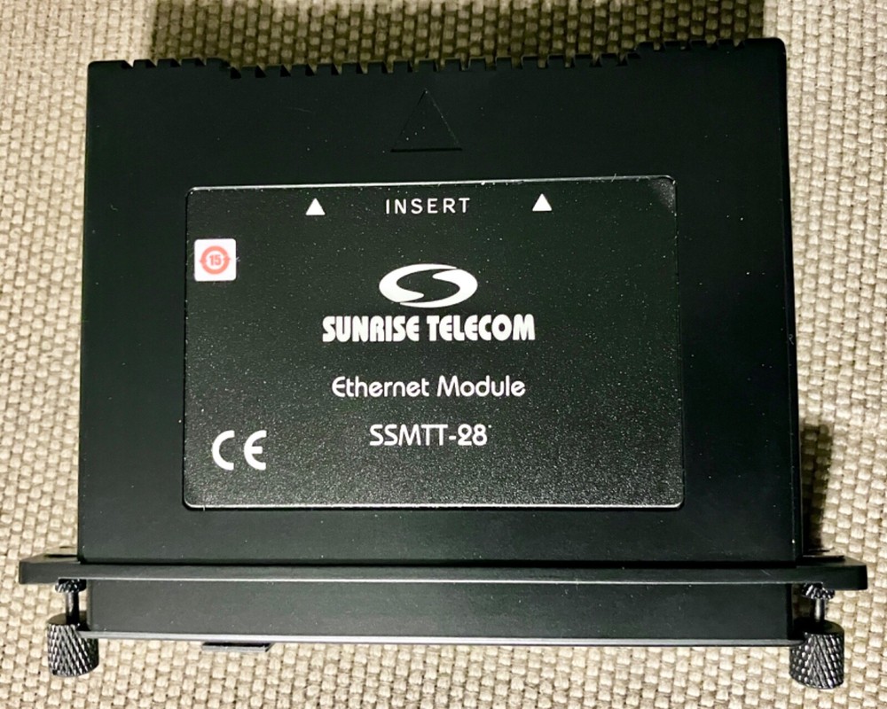 Sunrise Telecom Sunset SSMTT-28 Ethernet Module for MTT