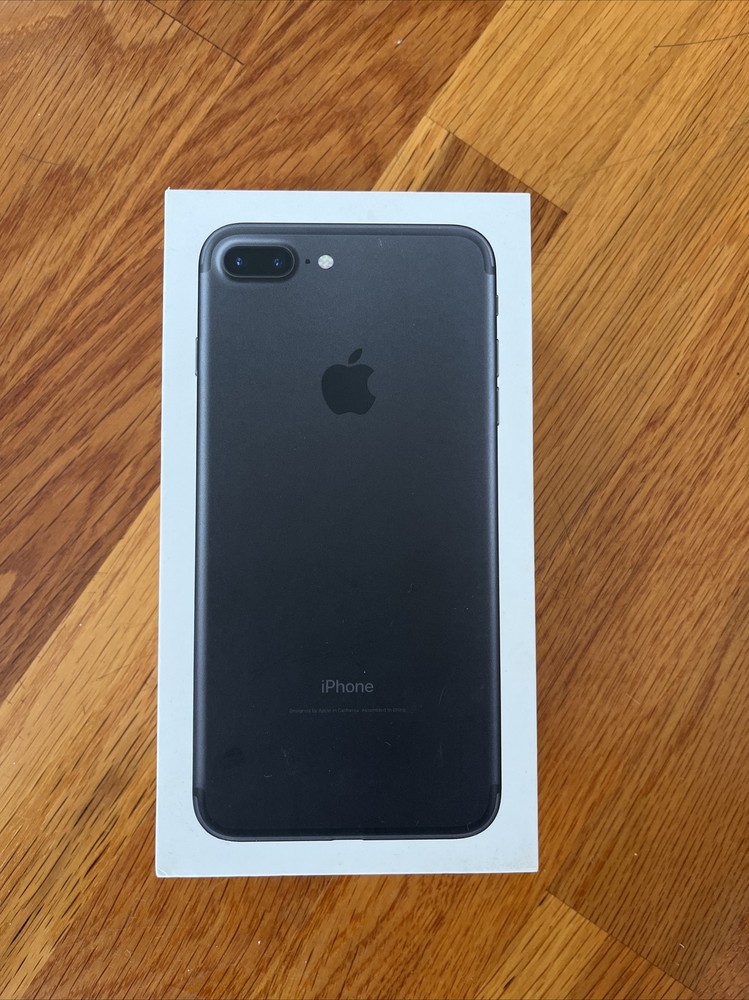 Apple iPhone 7 Plus BOX ONLY/NO PHONE - Black 32GB