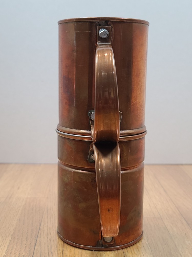 Vintage Copper Neapolitan Flip Coffee Maker