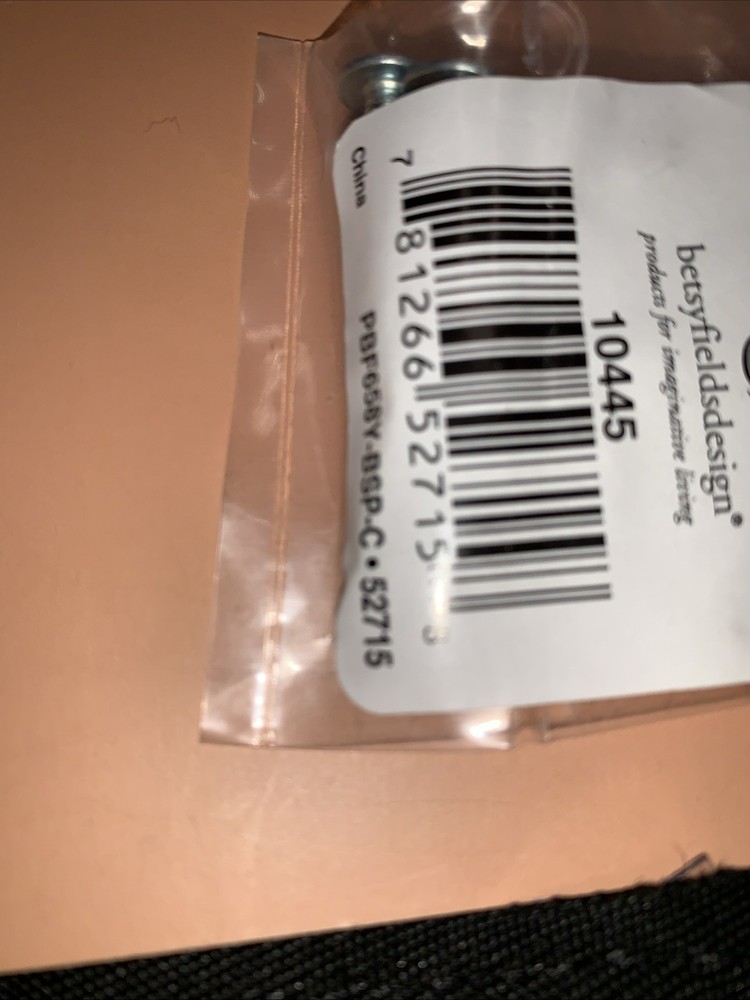 Betsy Fields 6 Silver Seashell Drawer Pulls Knobs 1 3/8" wide New Set Of 6