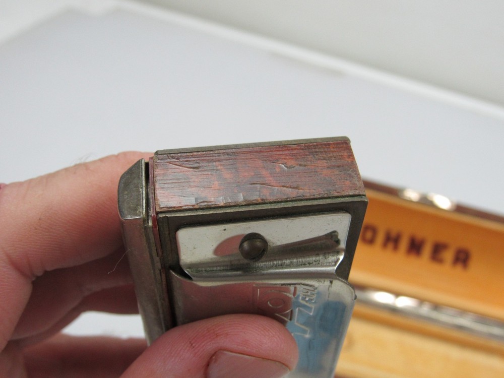 Vintage HOHNER 64 Chromonica Harmonica Professional Model Key C 4 Octaves
