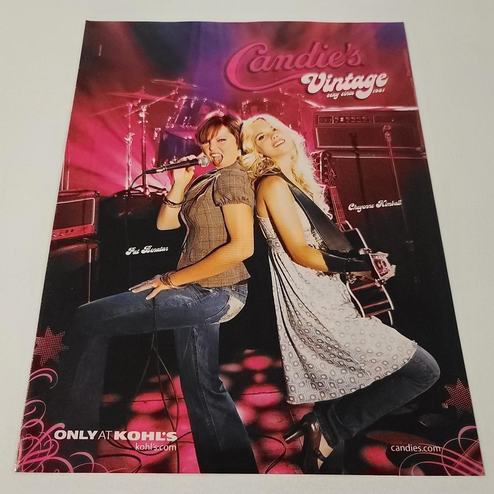 Pat Benatar & Cheyenne Kimball Candies Ad