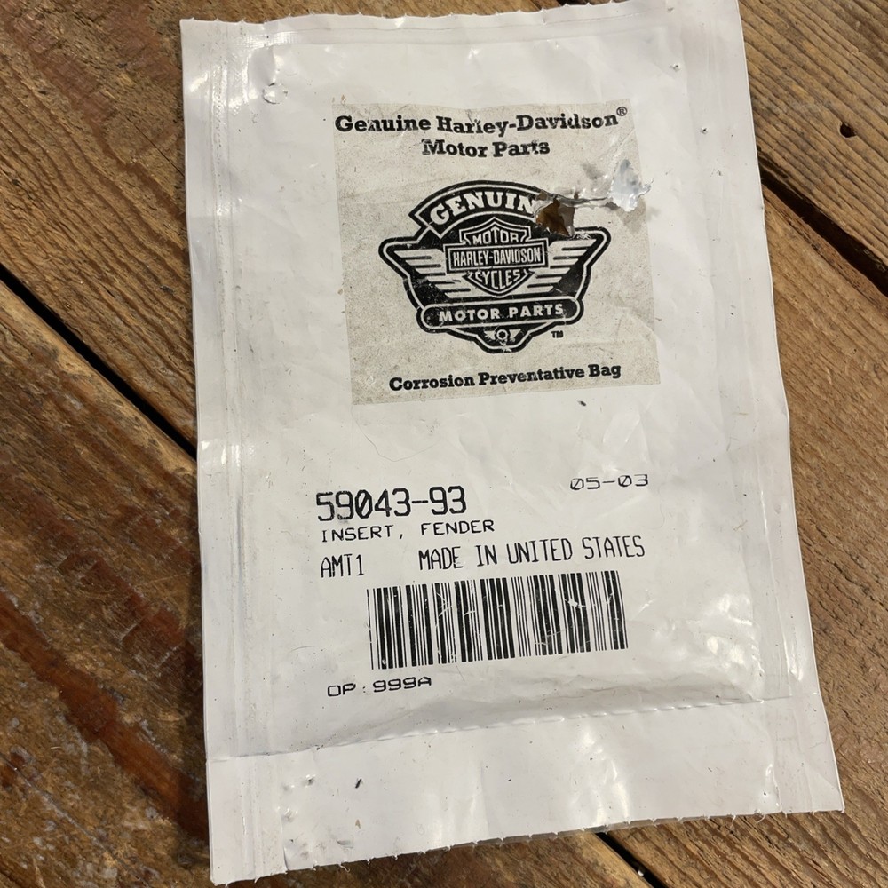 Harley Davidson 59043-93 Fender Insert OEM NOS