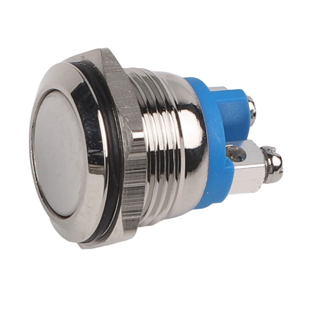 Metal Push Button Switch Latching Fixed Electric On Off Power LED Light 12V