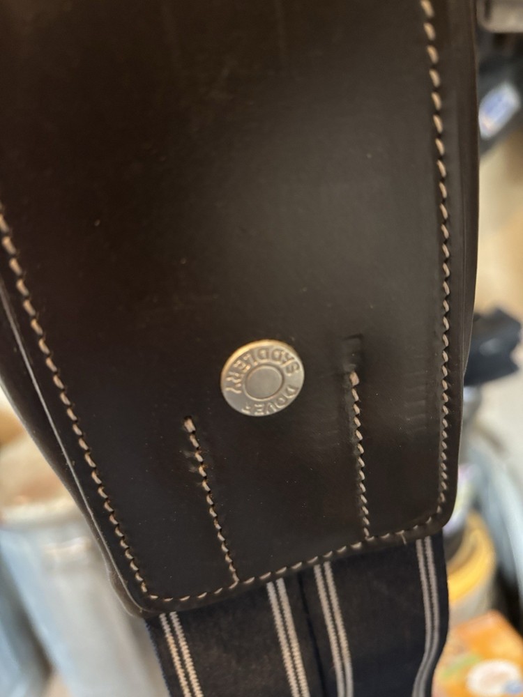 Dover Saddlery Leather Overlay Girth 48”