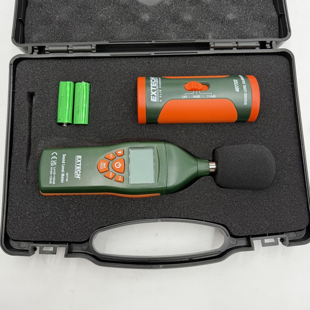 Extech 407732-KIT Low/High Range Sound Level Meter Kit