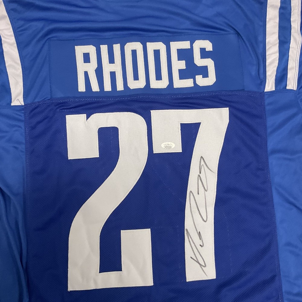 Xavier Rhodes #27 Signed Indianapolis Colts Jersey JSA COA