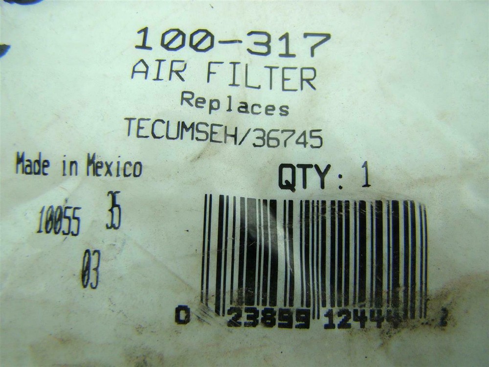 Stens 2" Air Filter 100-317
