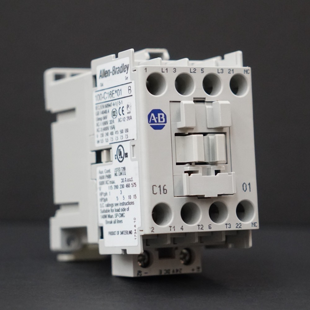 Allen Bradley 100-C16E*01 Contactor 600VAC, SER B