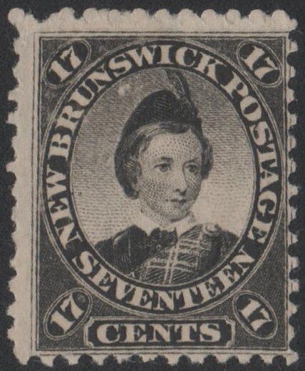NEW BRUNSWICK QV Scott 11  SG19  Mint Hinged