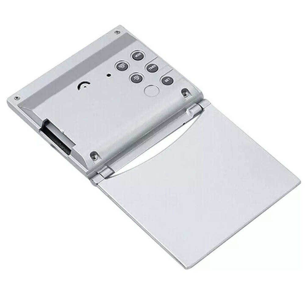 LCD Timer and Temperature Display on Portable Digital Travel Alarm Clock