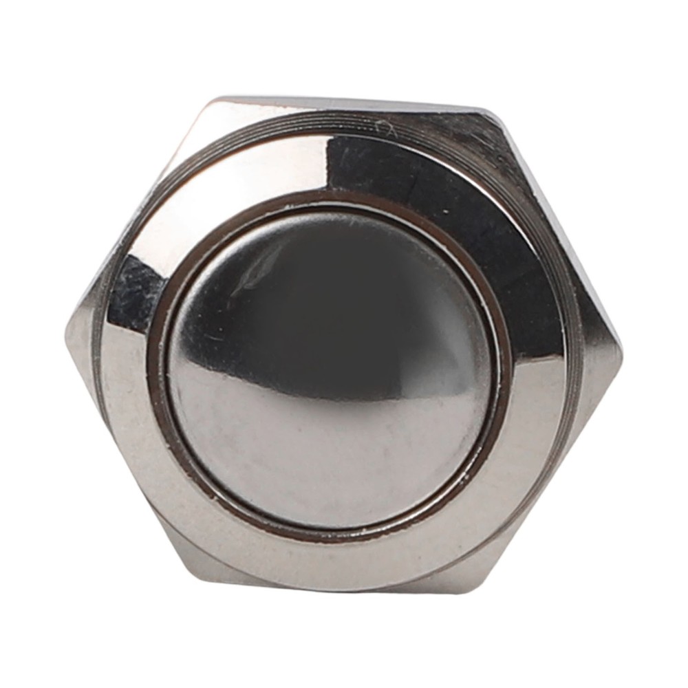 Metal Push Button Switch Latching Fixed Electric On Off Power LED Light 12V