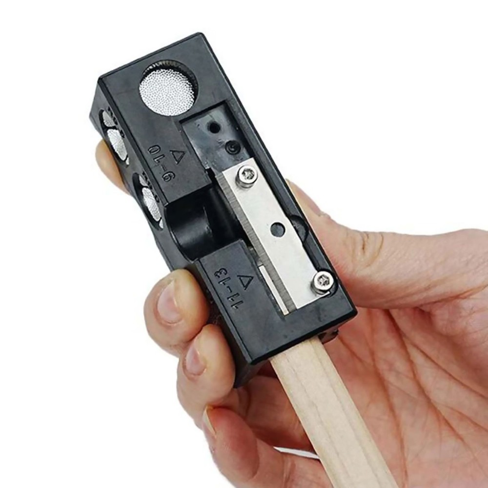 11-in-1 Billiard Pool Cue Tip Repair Tool Replacement Arc Grinder Compact Size
