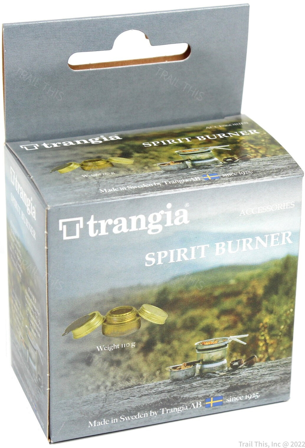 Trangia Spirit Burner Ultralight Alcohol Brass Stove for Camping Backpacking