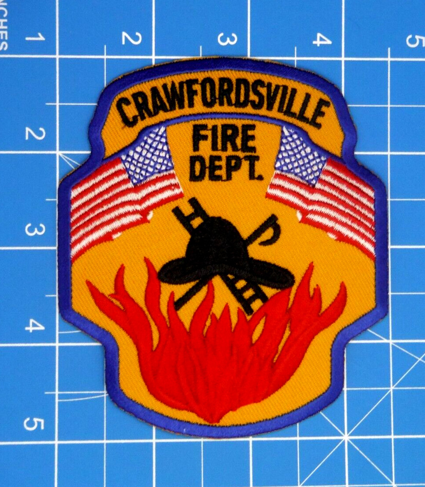 Crawfordsville Indiana Fire Department patch New