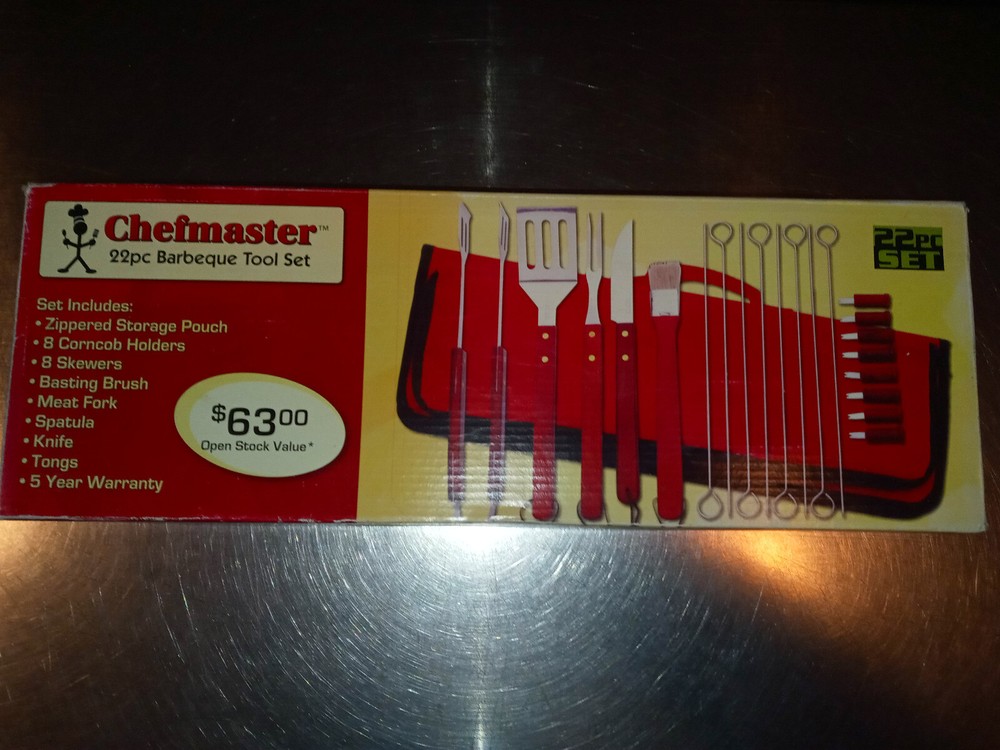 Chefmaster 22 Piece Barbeque Tool Set