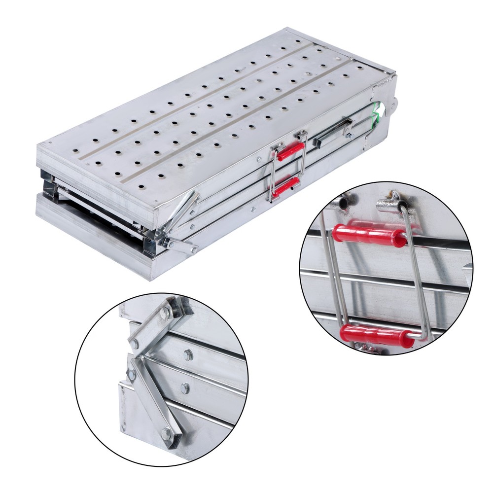 1.6m Portable Folding Scaffolding Platform Work Bench Scaffold Step Ladder