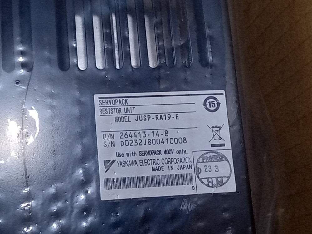 Yaskawa JUSP-RA19-E Regenerative Resistor Unit (L6D)