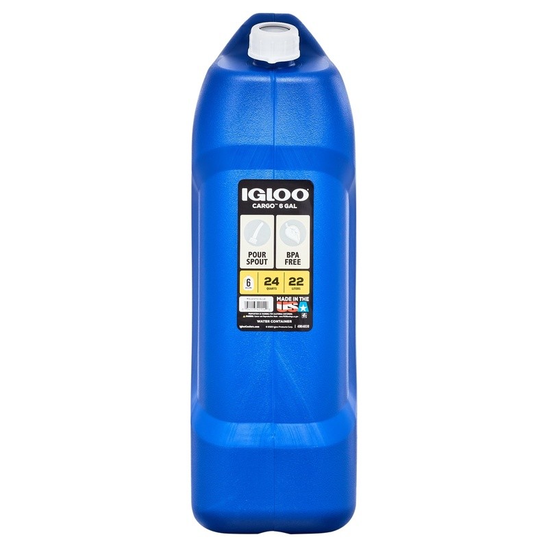 6 Gallon Water Container Portable Camping Storage Heavy Duty Jug Ideal Outdoors