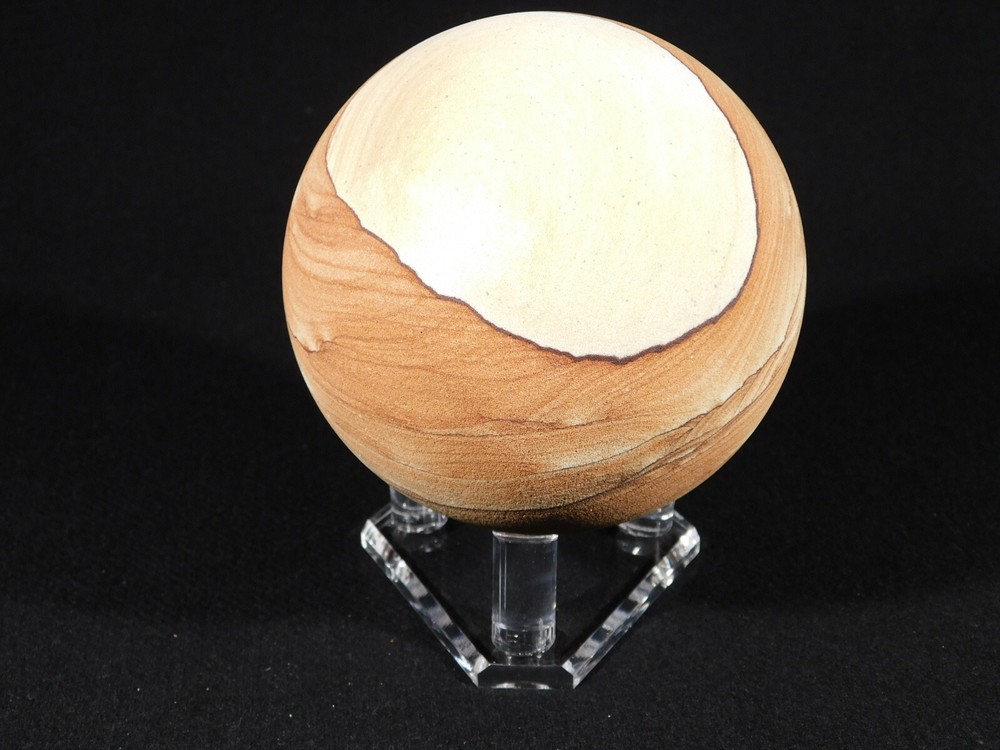 Heavy Duty THREE Post SPHERE Display Stand LARGE Size Clear Acrylic