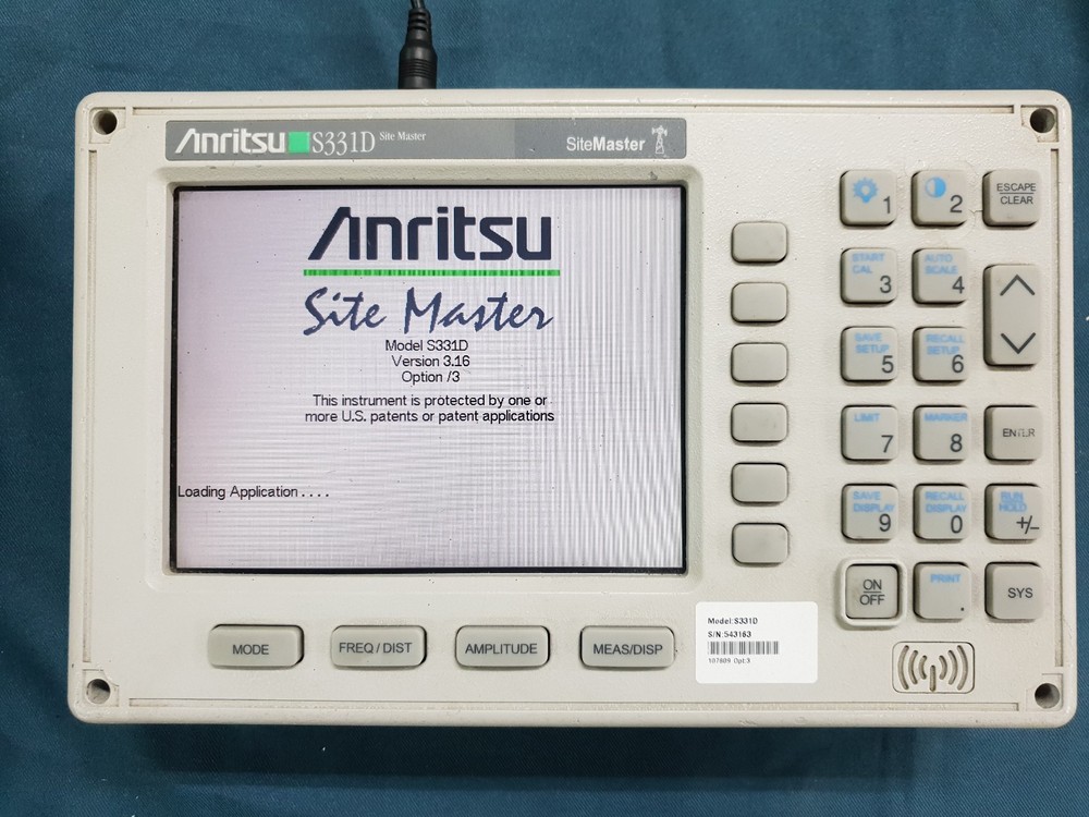 Anritsu S331D: Site Master, W/opt. 003 (Not working) (3163)