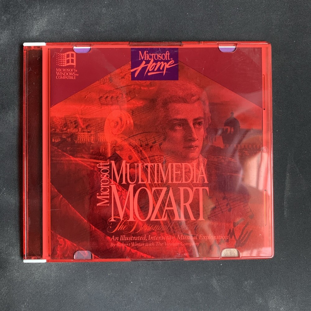 Microsoft Home - Multimedia Mozart  (PC CD-ROM, 1994, Microsoft) Windows