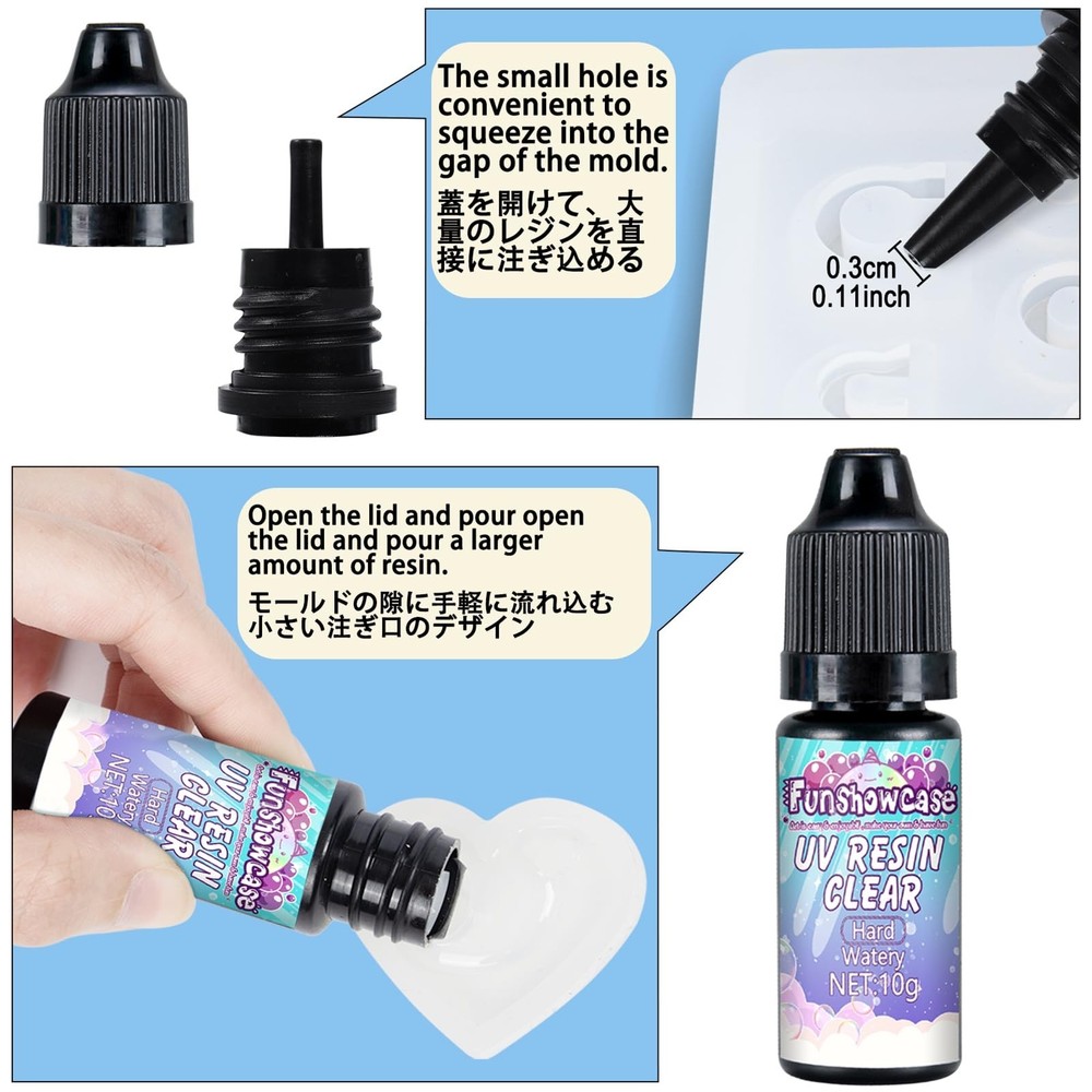 Keycap Casting Mold Kit with UV Resin 110g – Create Custom Mechanical Keyb