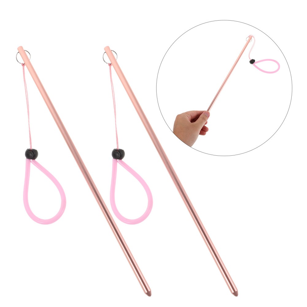 2 Pcs Scuba Diving Pointer Stick Aluminum Alloy Rod Bottle Knocker
