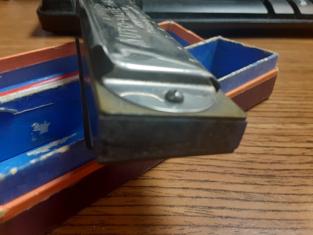 Vintage Harmonica Hohner Auto Valve Harp Key C Octave Tuned READ