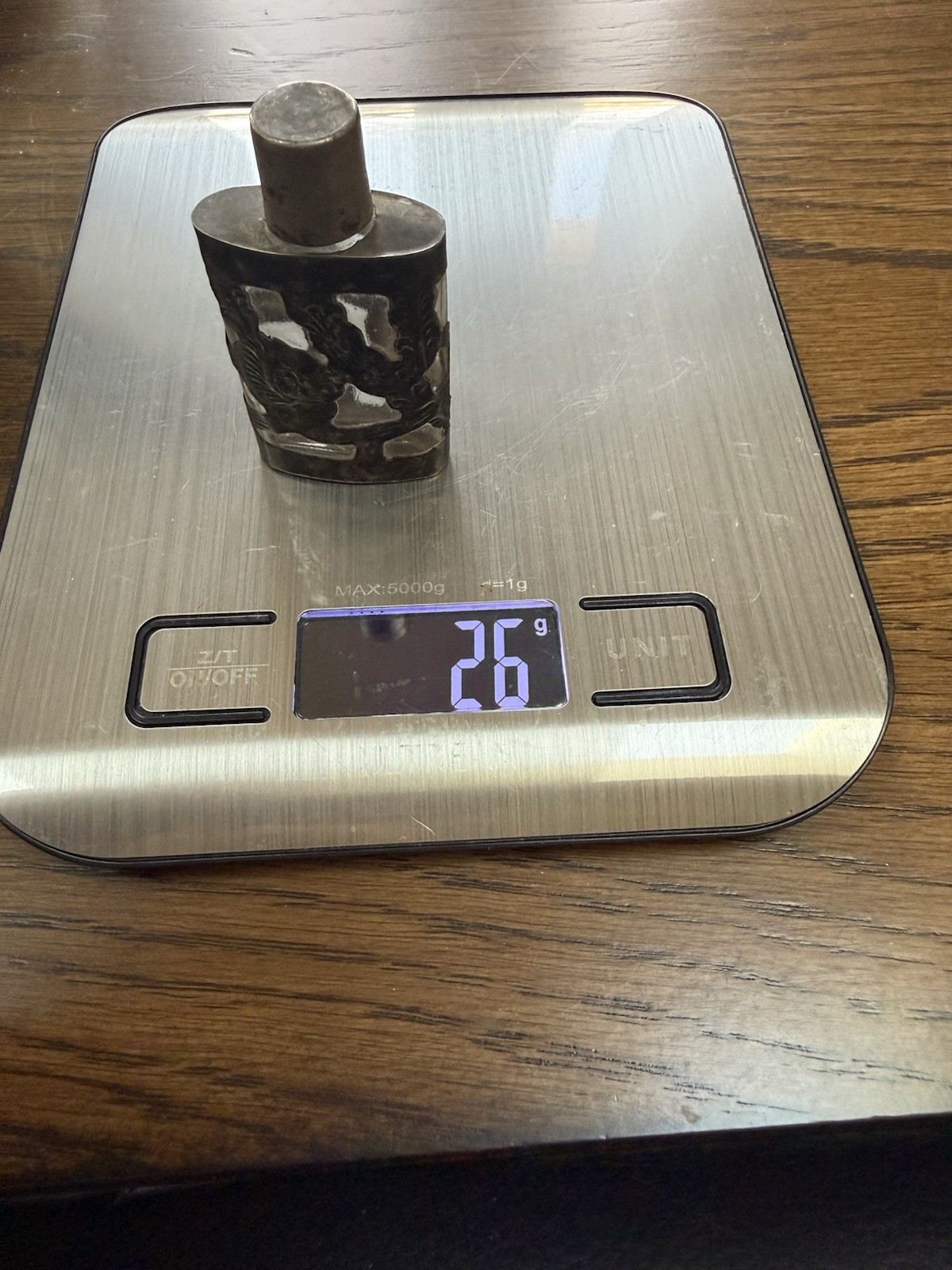 Vintage Taxco Sterling Silver 925 Perfume Bottle 3”