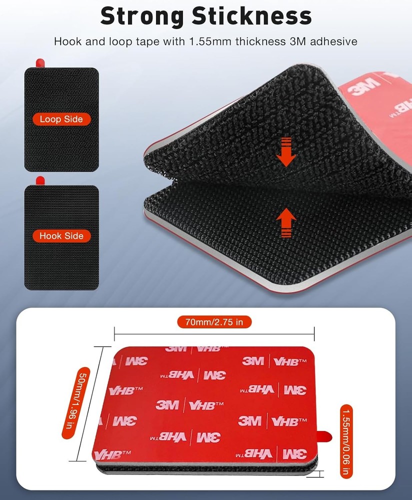 Radar Detector Dash Mount – Compatible with Cobra, Uniden, Escort & More Secur