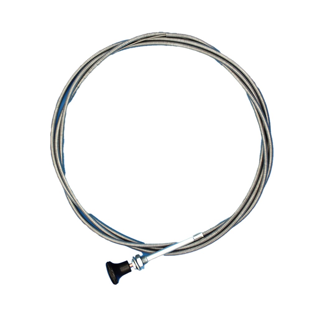 Control-Push Pull Choke Cable 96" Round Knob Go-Cart Mini-Bike Universal 2 PACK