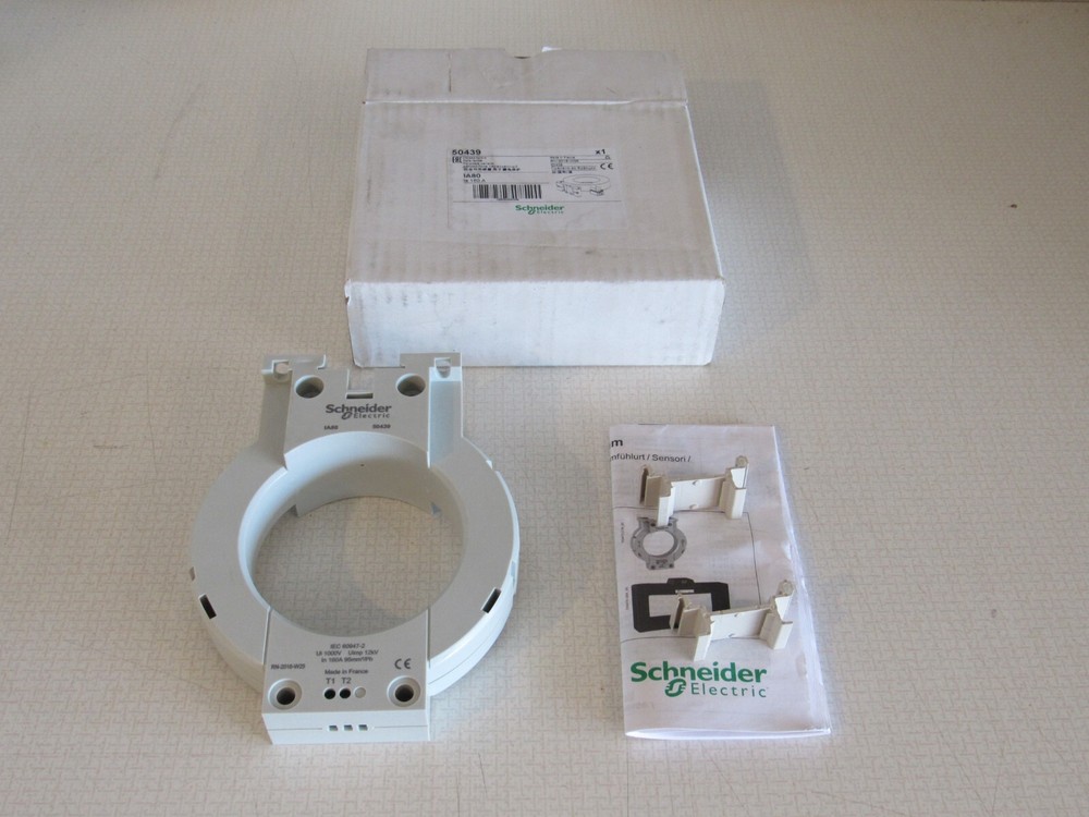 SCHNEIDER IA80 CLOSED TOROID CURRENT TRANSFORMER CLAMP SENSOR 50439