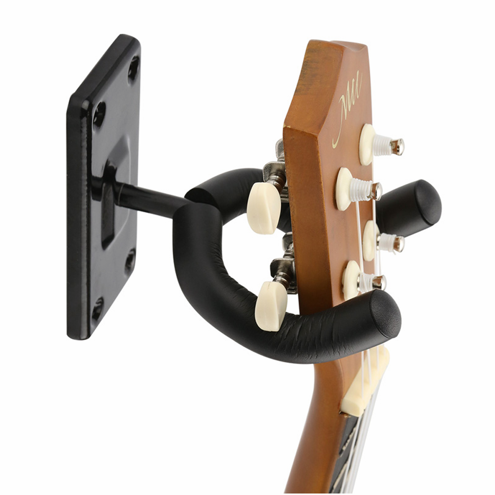 2Pcs Guitar Hangers Rack Adjustable Instrument Display Wall Mount Holder Hook US