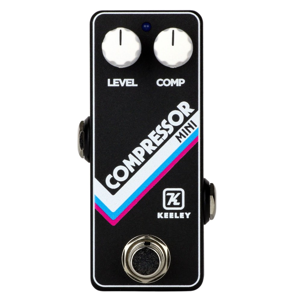Keeley Compressor Mini Compressor Effects Pedal, Black Neon