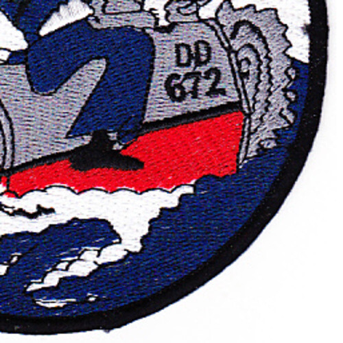 USS Healy DD-672 Destroyer Ship Second Version Patch