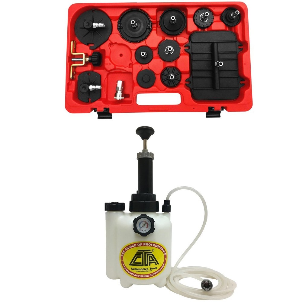 CTA Tools 7310 Pressure Brake Bleeder and Adapter Master Kit