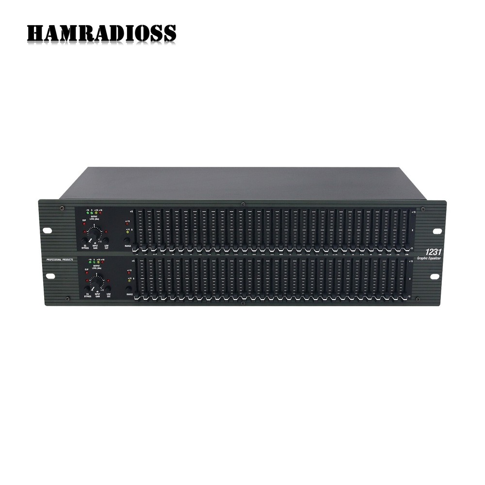 DBX 1231 Professional Audio Equalizer Dual 31 Band IC Chip Control Solid Core