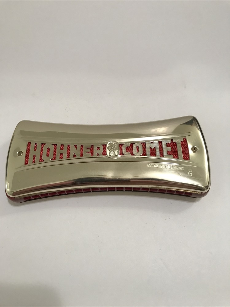 Comet M. Hohner Curved Two-Sided Tremelo Harmonica Key C&G