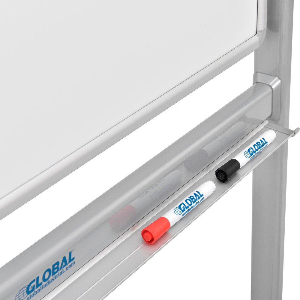 Mobile Double Sided Magnetic Whiteboard 36" x 48"