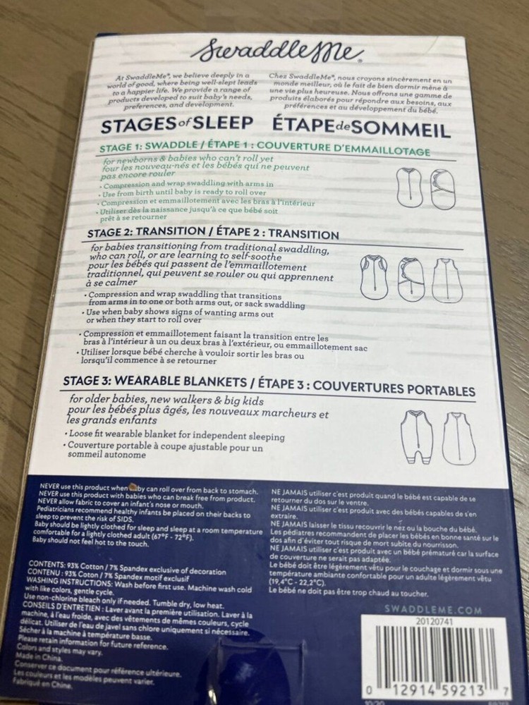 Swaddle Me Original Swaddle Stage 1 0 - 3 months