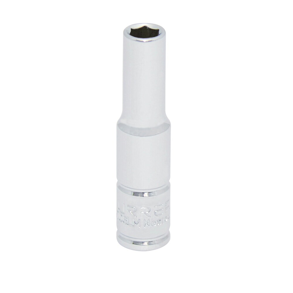 URREA 47055LM 1/4" Drive Chrome Deep Socket 6 Point 5.5 mm