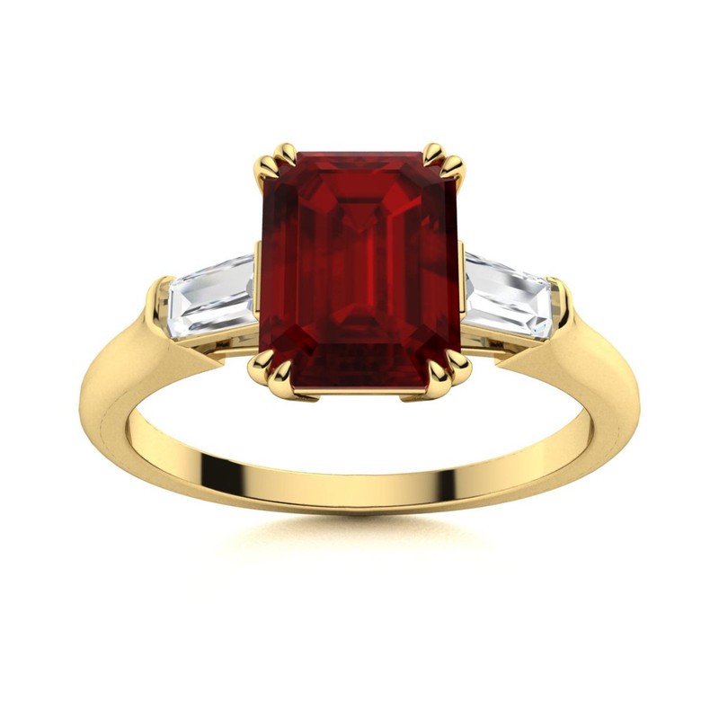 Sterling Silver Root Chakra Garnet Stone Art Deco Artisan Solitaire Ring