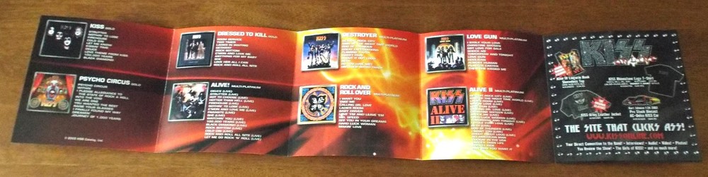 Kiss Pamphlet - 2003 - Collectable💥💥💥💥💥💥💥💥💥 💥💥💥💥💥💥💥💥💥💥💥💥💥