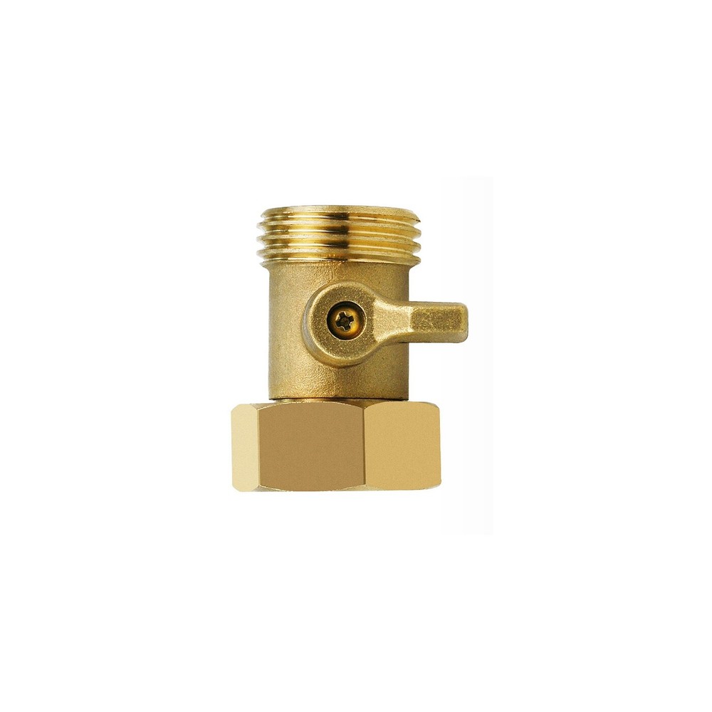Garden Hose Shut off Valve Heavy Duty Solid Brass with Washer