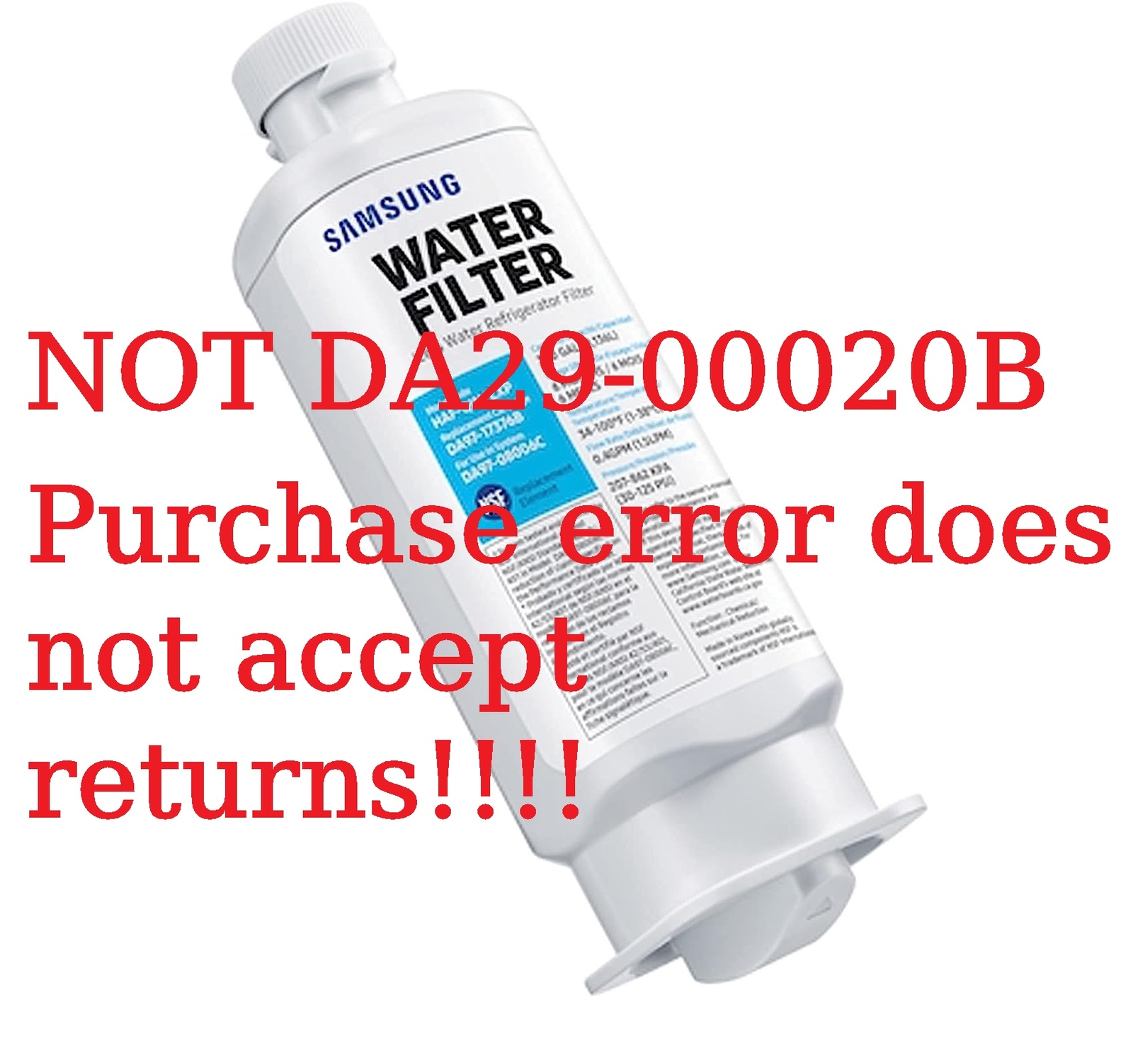 4 PACK Genuine Samsung DA97-17376B HAF-QIN/EXP REFRIGERATOR Water Filter US SHIP