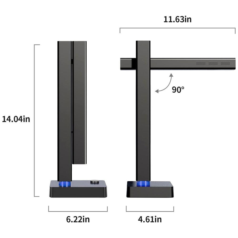 OPEN BOX CZUR Shine 800 High-Speed Document Camera Smart Scanner Mac OS/Windows