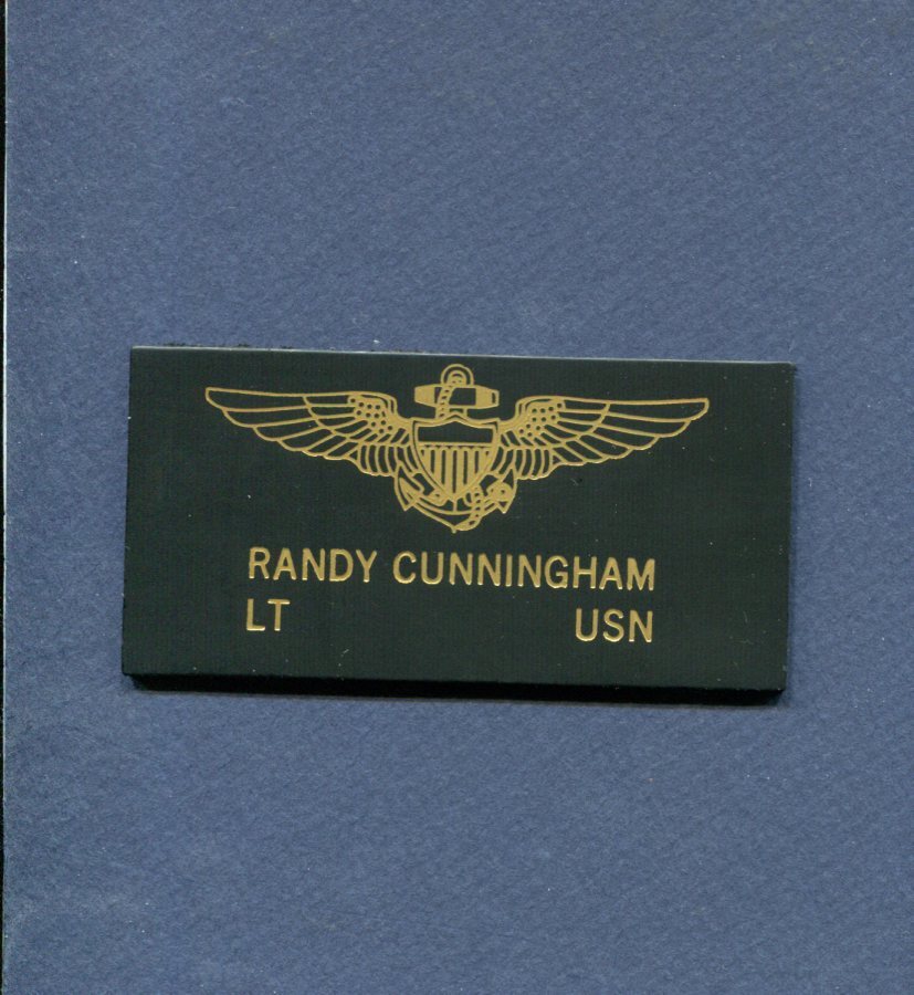 Randy Cunningham VF-96 FIGHTING FALCONS NAVY F-4 Phantom Ace Squadron Name Patch
