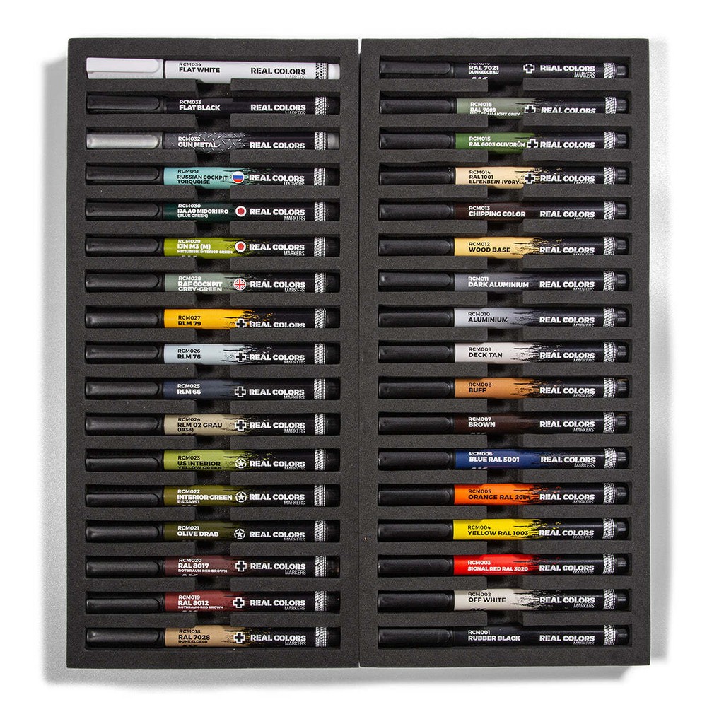 AK Interactive RCM150 RC Markers Special Box (34pcs) - US